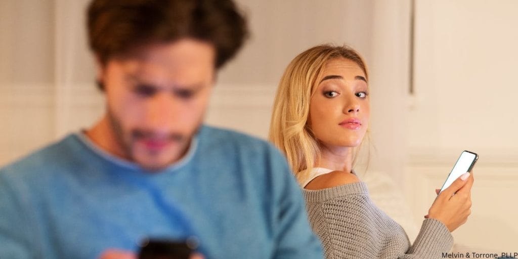 Digital evidence and various types of affairs including emotional and cyber relationships